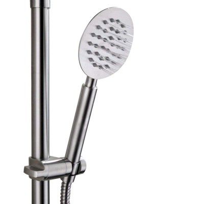  3G Decor Ultra Slim Hand Shower R/N 225mm (9 Long) Ultra Slim 100mm (4) - Round Stainless Steel Hand Shower for Bathroom 