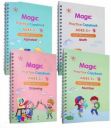 4 PCS Magic Practice Copybook For Kids, English Reusable Magical Copybook Kids, Tracing Book, Magic Calligraphy Copybook Set Practical Reusable Writing Tool Simple Hand Lettering  (Paperback, Generic)...
