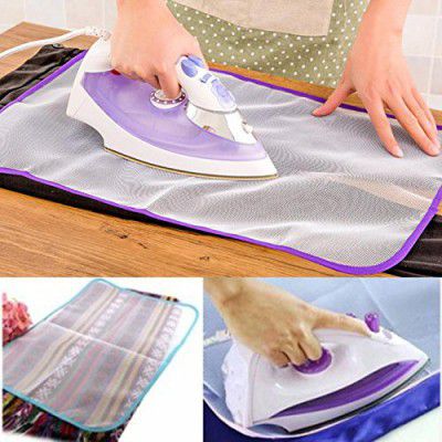 40 * 60cm High Temperature Resistance Ironing Scorch Heat Insulation Pad Protective Press Mesh Mat Household Cloth Cover Supplies