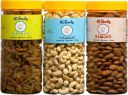 41 foods Dry fruits combo pack of Cashews Almonds Raisins | kismis kaju badam 750 GM Almonds, Cashews, Raisins  (3 x 250 g)...