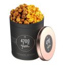 4700BC Pop Gala, Sweet & Spicy Popcorn Ensemble, Tin, 225g (Himalayan Salt Caramel + Hawaiian BBQ Cheese)...