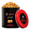 4700BC x Netflix, Gourmet, Cheese & Caramel Popcorn, Tin, 200g...