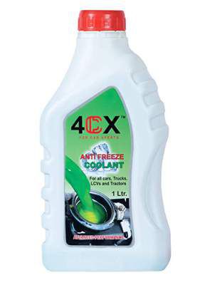 4cx Antifreeze Engine Radiator Coolant Oil for Cars (1 Liter)