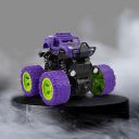 4WD 360 Degree Mini Monster Trucks Friction Powered Cars for Kids Big Rubber Tires Baby Boys Super Cars Blaze Truck for Kids Gifts Toys ((Multicolor, Pack of: 1)...