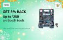 Get 5% Back upto 250 on Bosch tools with 750 Amazon Diamonds...