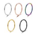 5 Pcs 20G 18G 16G Nose Rings Hoop Set 316L Surgical Steel Earrings Tragus Septum Piercing Cartilage Hoop For Women Men...