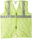 50 GSM Aarvee Cloth Safety Jacket with Reflective Tape (2 inch Tape, Green) - Pack of 10...