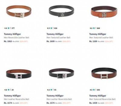  60-70% OFF | TOMMY HILFIGER BELT
