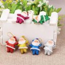 6Pc Glitter Santa Christmas Decoration Combo Pack...