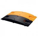 75MM Speed Breaker 2.5 Meter ABS Road Bump (Black and Yellow) Pack Of 10 SIZE 250 X750 X75 (250MM X 10 BLOCKS)...