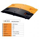 75MM Speed Breaker 2 Meter ABS Road Bump (Black and Yellow) Pack Of 8 SIZE 250 X750 X75 (250MM X 8 BLOCKS)...