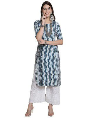 7Threads Kurti for Women|Kurti|Kurta|Kurta for Women|Crepe Kurti|Printed Kurta|Crepe Straight Kurti Kurti