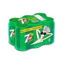 7UP Soft Drink Lemon Can, 6 x 250 ml...