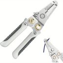8 in 1 Wire Crimping Tool | Heavy Duty Cable Cutter...