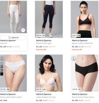 Upto 75% OFF - Marks & Spencer Clothing for Womens