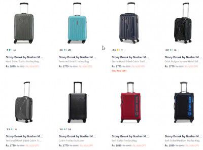 85% Off - Nasher Miles Trolley Bag starting From Rs.1599