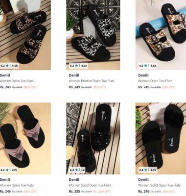 90% OFF | Denill Womens Flats Start At Rs.299