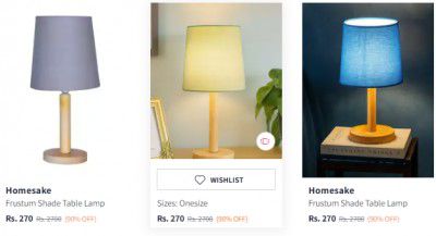 90% off : Table Lamps