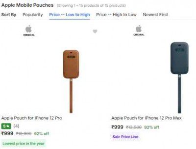 92% OFF | Apple Mobile Pouches Start At ₹999