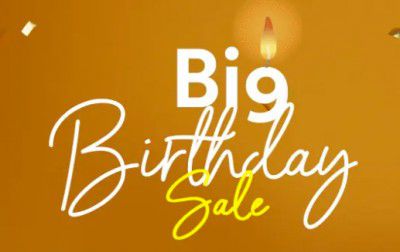 99% off for 9 Minutes | WOW Big Birthday Sale | Goes live at 6 PM