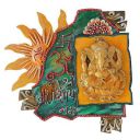 999Store Hand Crafted Ganesha Namah trishul om swastik Beautifully Painted Door Hanging...