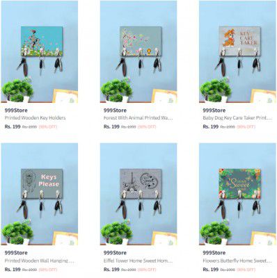 Myntra : 999store Key Holders Flat ₹199