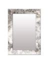999Store Printed Hanging Mirror for Bedroom Mirrors for Decorating Wall White Stone Rustic washroom Bathroom Mirror...