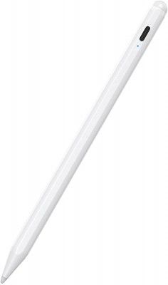 ABOUTTHEFIT Stylus Pencil for iPad 9th Generation, Active Pen with Upgraded Tip Tilt Sensitivity for iPad Pro 2021 11/12.9 Inch(2018-2021), iPad 8/7/6th(White)