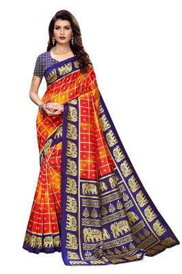 ANNI DESIGNER Silk with Blouse Piece Saree