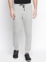 AVOQ Men Grey Melange Solid Slim Fit Joggers...