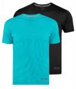 AWG Men's Dryfit Polyester Round Neck Half Sleeve T-Shirts - Pack of 2...