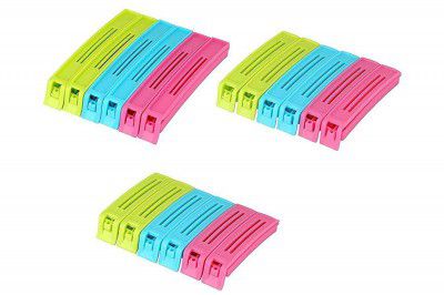 AXN Multipurpose Food Snack Plastic Bag Clip Sealer (pack of 18)
