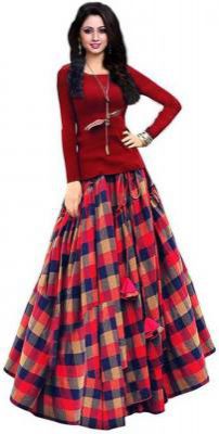 Active Digital Print Semi Stitched Lehenga Choli