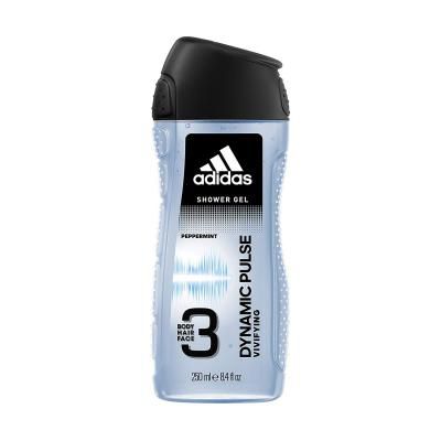 Adidas Dynamic Pulse 3 In 1 Body, Hair And Face Shower Gel For Men, 250ml