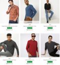 Ajio : Upto 70% Off On Dnmx Men's Full Sleeve T-Shirt Starts ₹150...