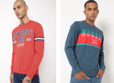 Ajio : Upto 80% Off On Dnmx Mens Sweatshirt Starts At ₹210