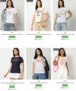 Ajio : Dnmx Women's T-shirts Starts at 60...