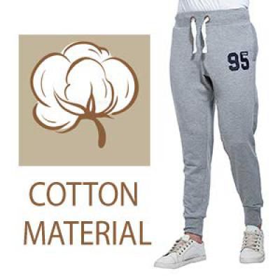 Alan Jones Clothing Mens Cotton Slim Fit Joggers