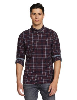 Amazon Brand - Inkast Denim Co. Men's Checkered Casual Shirt