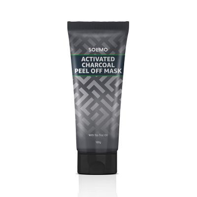 Amazon Brand - Solimo Activated Charcoal Peel-off Face Mask (100g)