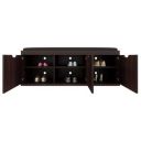 Amazon Brand - Solimo Andro Engineered Wood 3-Door Shoe Rack with Seat (Oak Finish)...