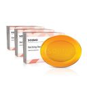 Amazon Brand - Solimo Glycerine Bathing Bar (Pack of 3), 3 x 125g...
