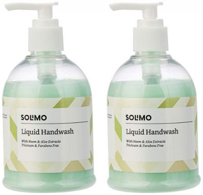 Amazon Brand - Solimo Handwash Liquid, Neem & Aloe - 250 ml (Pack of 2)