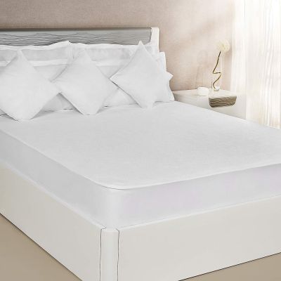 Amazon Brand - Solimo Waterproof Terry Cotton Mattress Protector