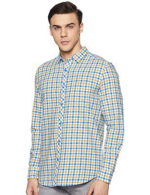 Amazon Brand - Symbol Men's Checkered Regular fit Casual Shirt