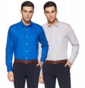 Amazon Brand - Symbol Men's Cotton Formal Shirt (Combo Pack of 2)...