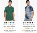 Amazon Brand - Symbol Polos T-Shirts at Min.80% Off...