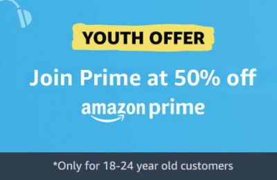 Amazon Prime Youth Offer: Prime Membership at 50% off