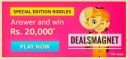 Amazon Special Edition Riddles Answers: Win Rs.20,000...