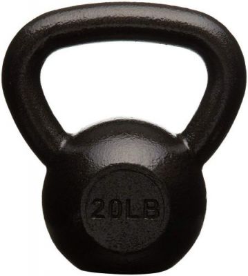 AmazonBasics Cast Iron Kettlebell, 9.1 KGS